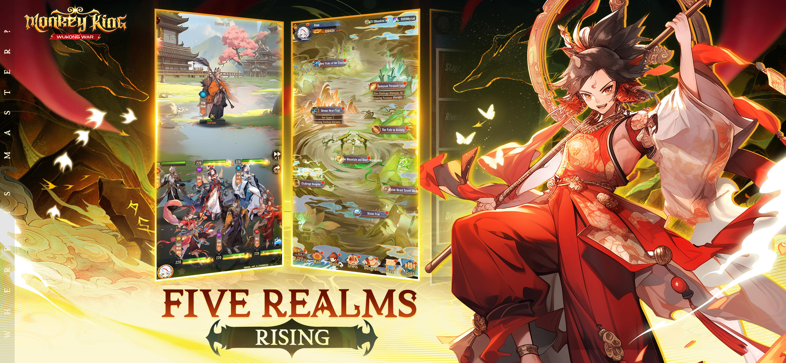 Monkey King: Wukong War Game Screenshot