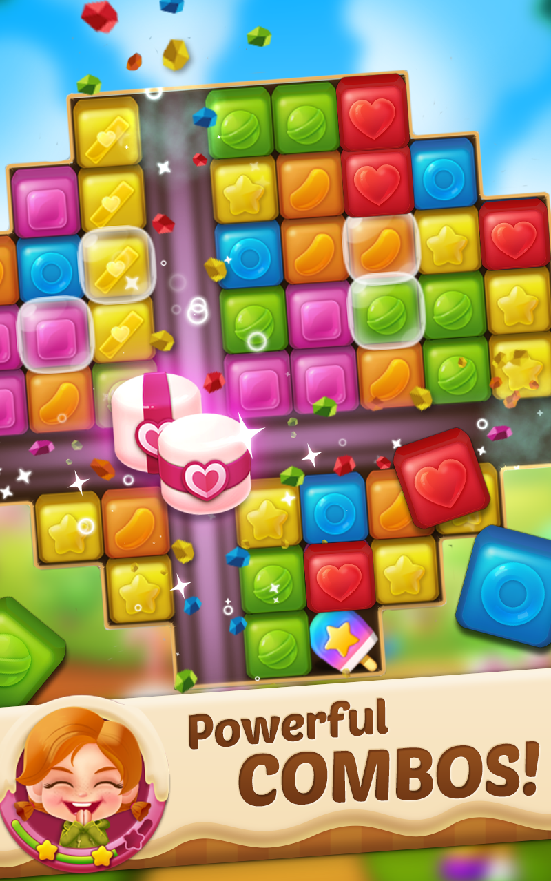 Lollipop Crush Sweetopia Game Screenshot