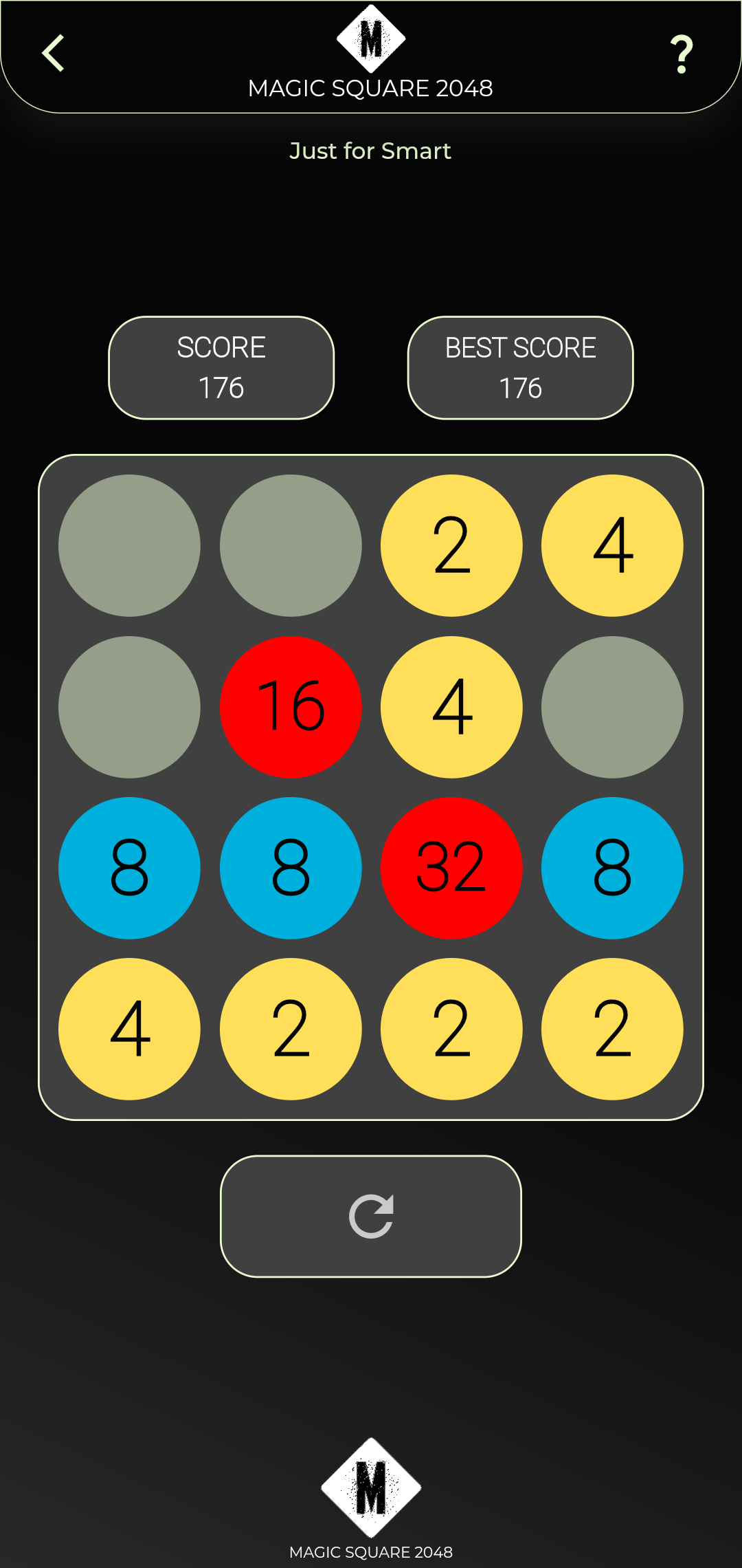 Magic 2048: Brain Puzzle Game Screenshot