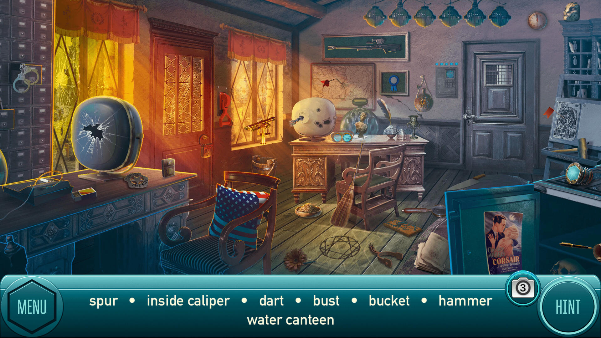 Screenshot of Cyber West: Hidden Object Games - Western