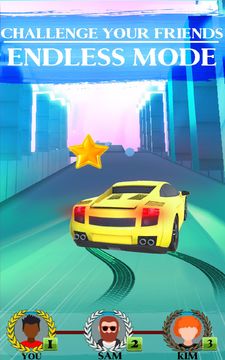 DodgeFall Racing Game Screenshot