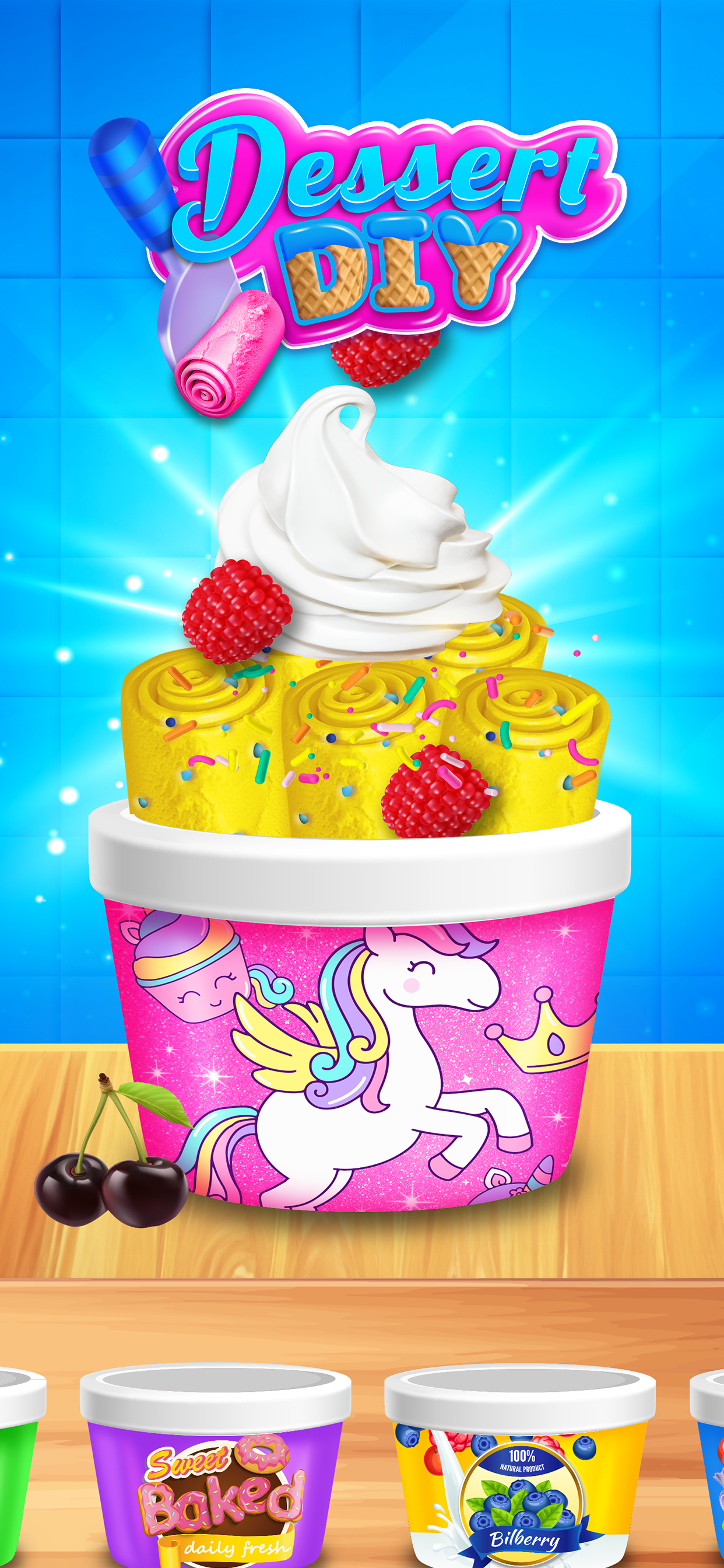 Dessert Maker DIY - Ice Cream ภาพหน้าจอเกม