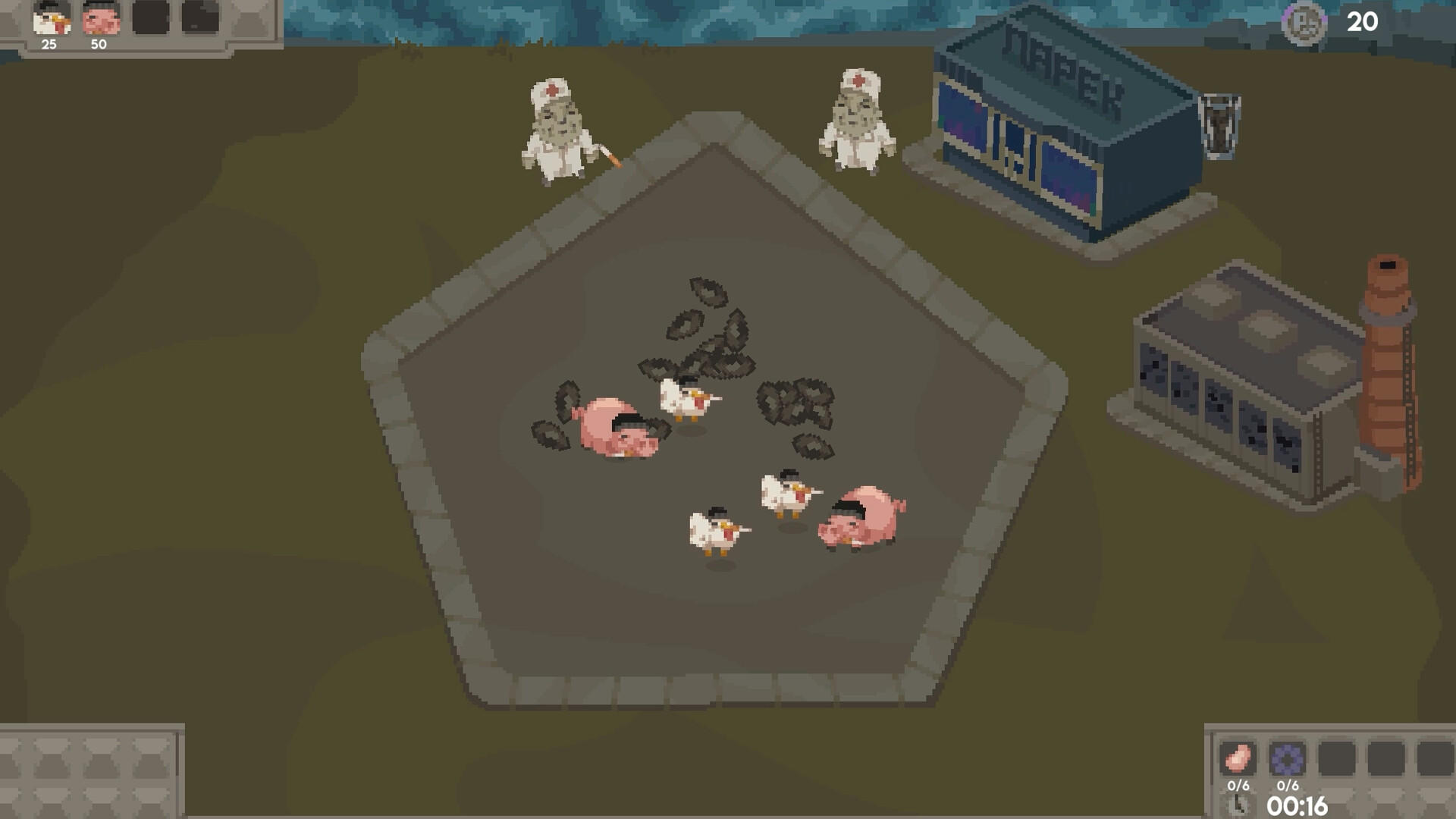 Screenshot of Doomer farm