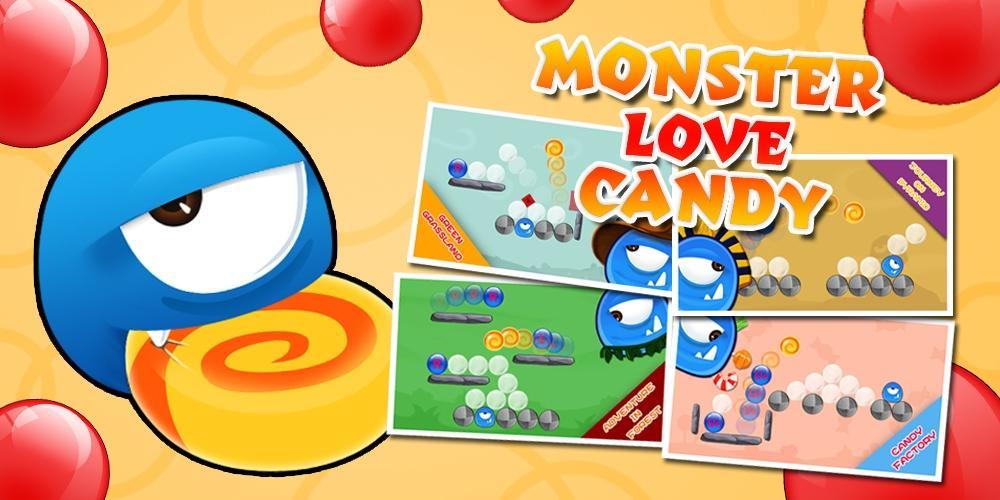 Monster love Candy 게임 스크린샷