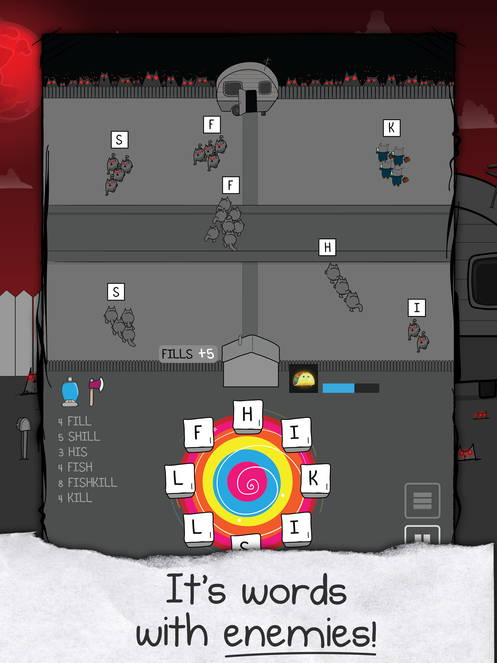 Kitty Letter Game Screenshot