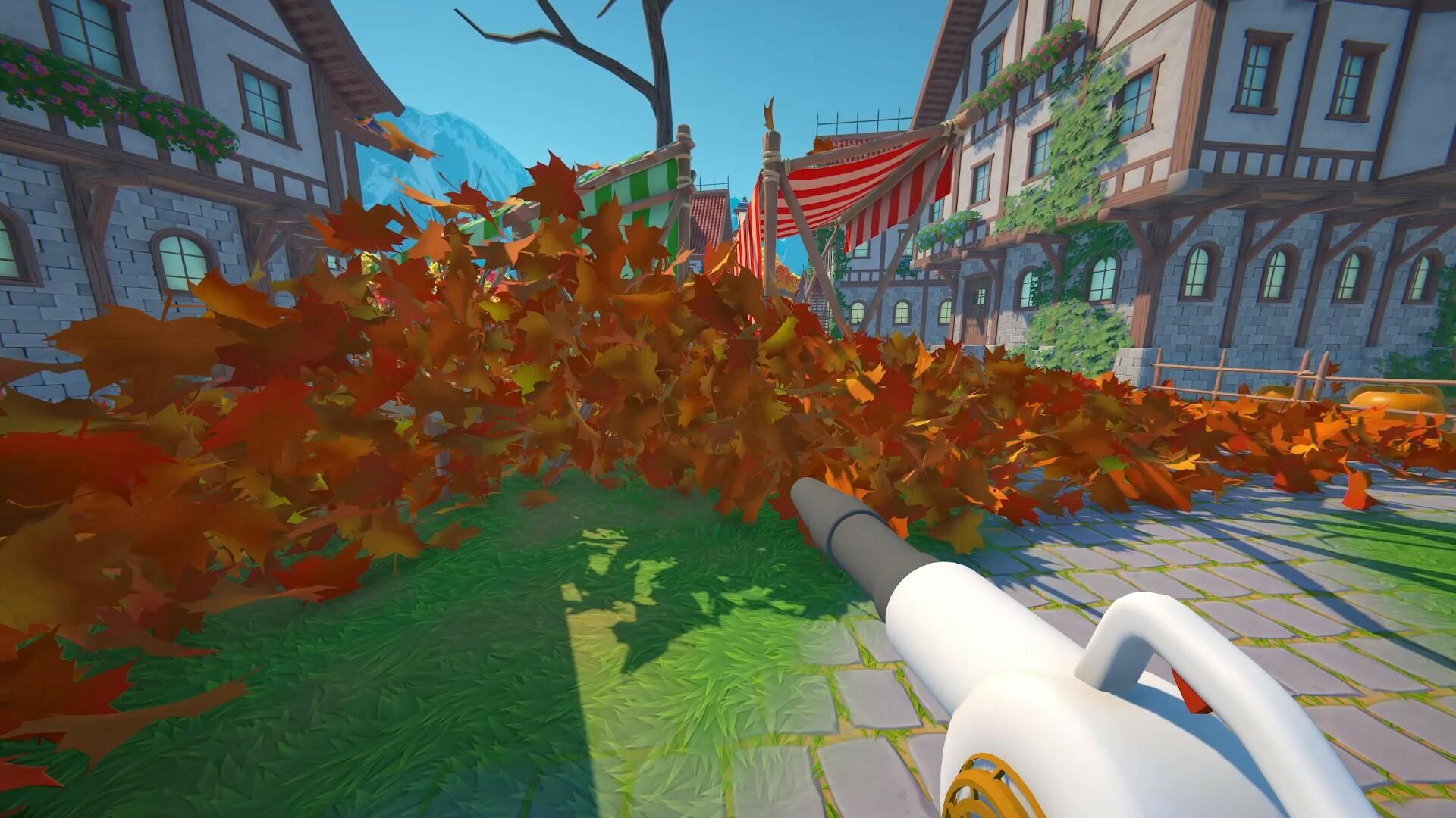 Screenshot of Leaf Blowing Simulator