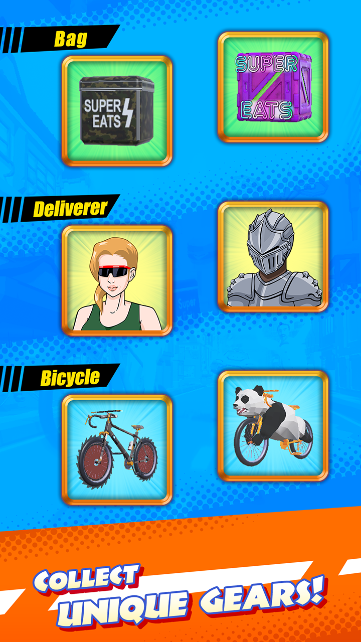 Cuplikan Layar Game Super Eats ~Extreme delivery~