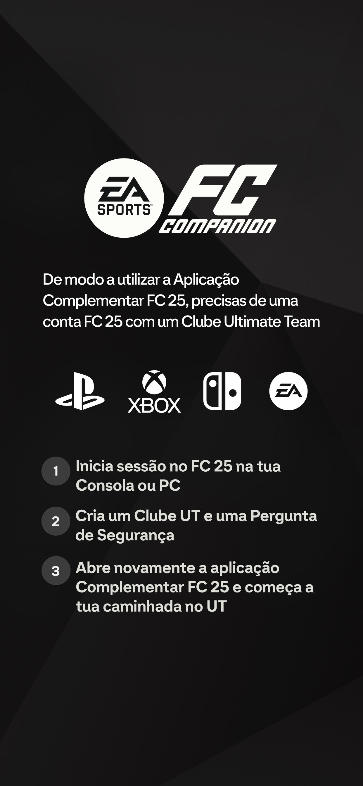 Captura de Tela do Jogo EA SPORTS FC™ 25 Companion
