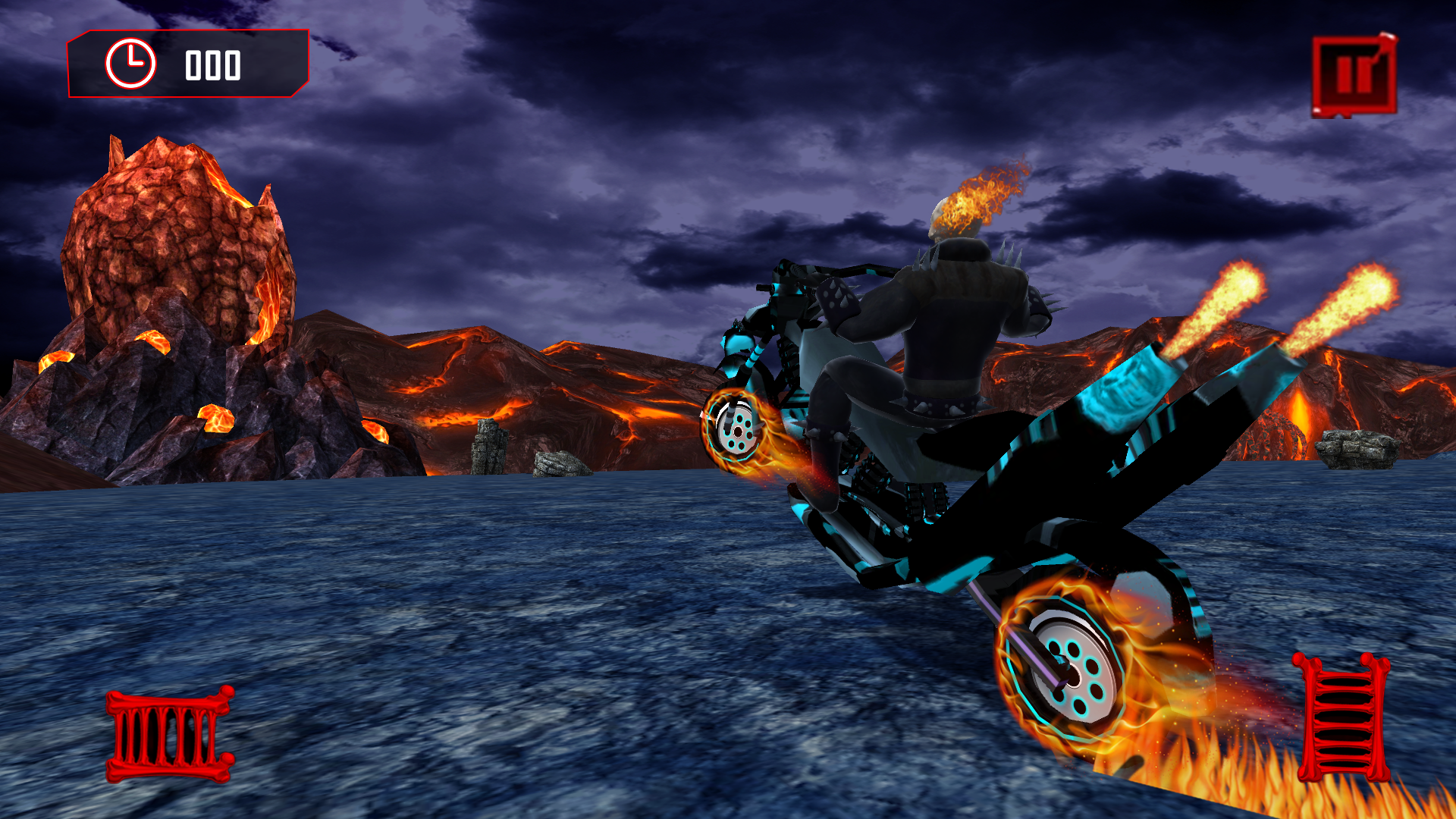 Real Ghost Bike Rider Games 3D Game Screenshot