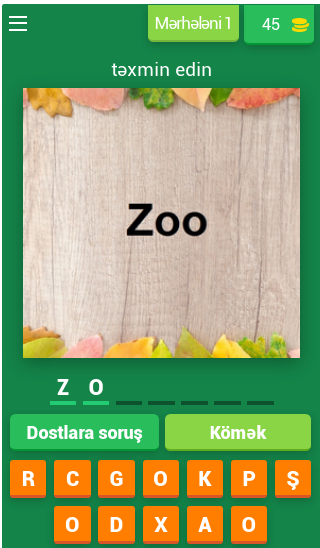 Azerbaijani learning game 遊戲截圖