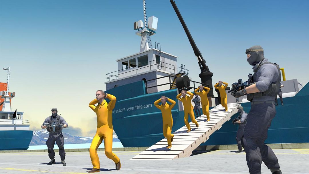 Screenshot of Ship Games: Police Transport Simulator