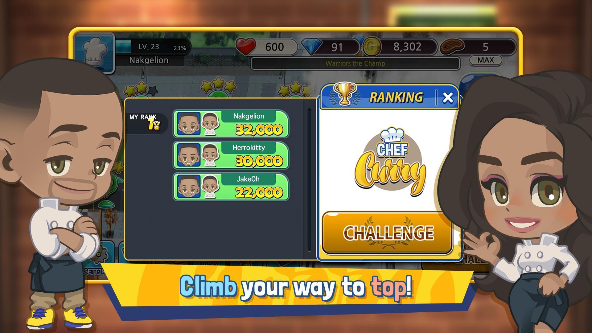 Chef Curry ft. Steph & Ayesha Game Screenshot