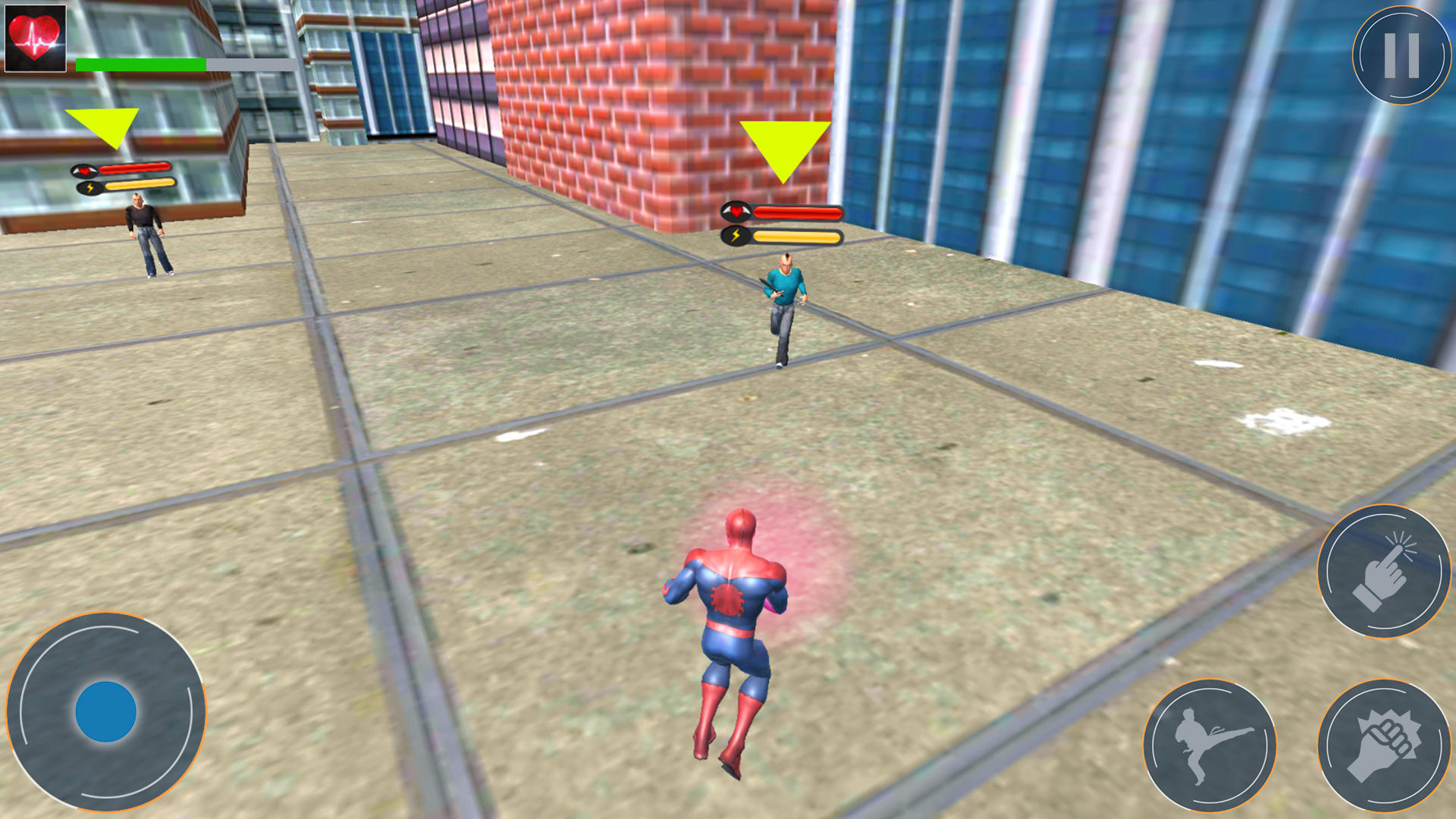 Spider Superhero: Street Fight ゲームのスクリーンショット