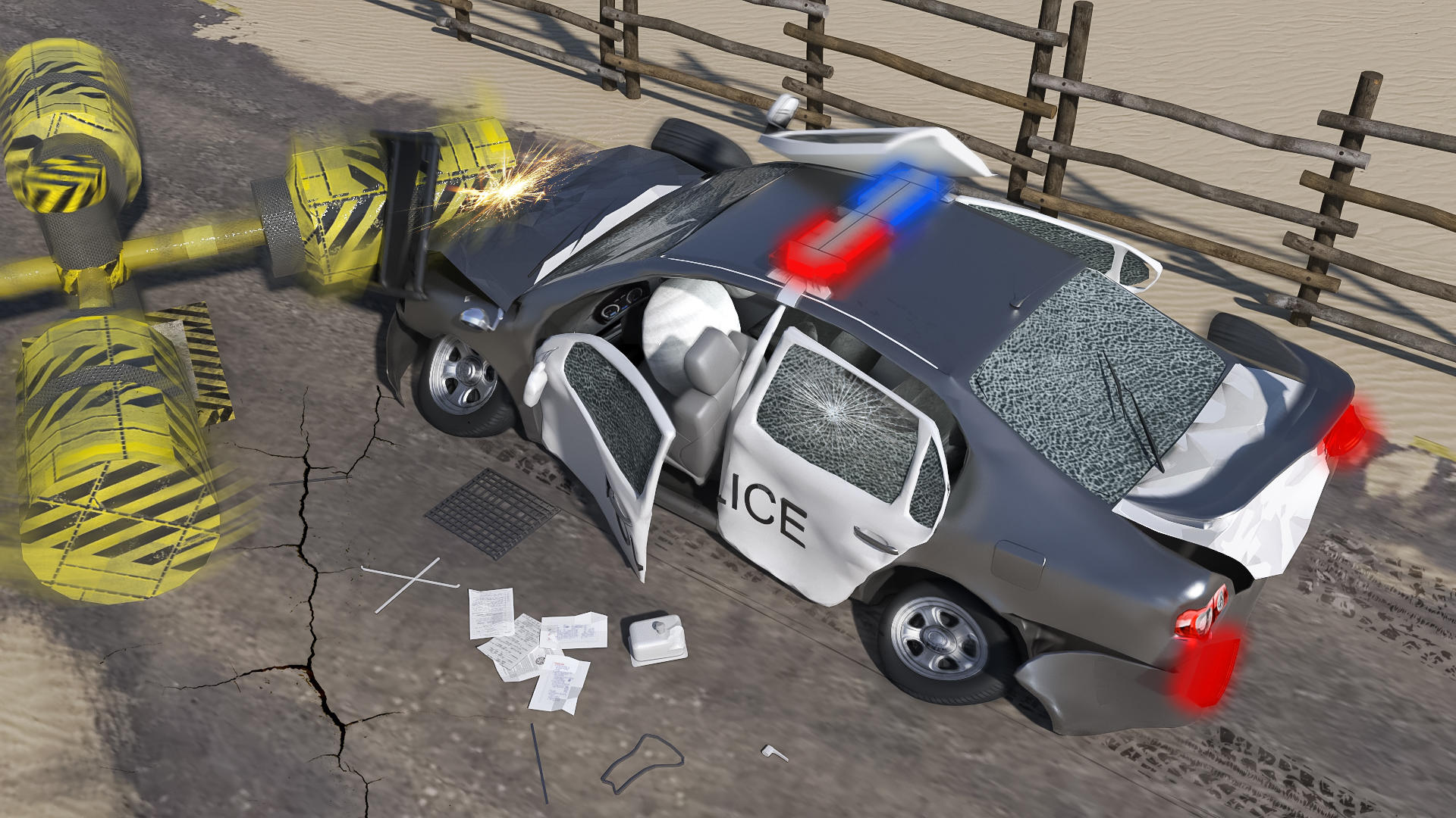 Crazy Car Crash Simulator Game android iOS apk download for free