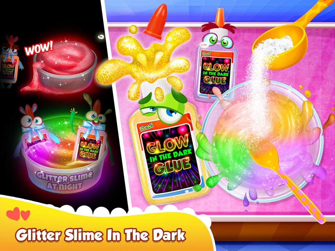Glitter Slime Maker - Crazy Slime Fun 게임 스크린 샷