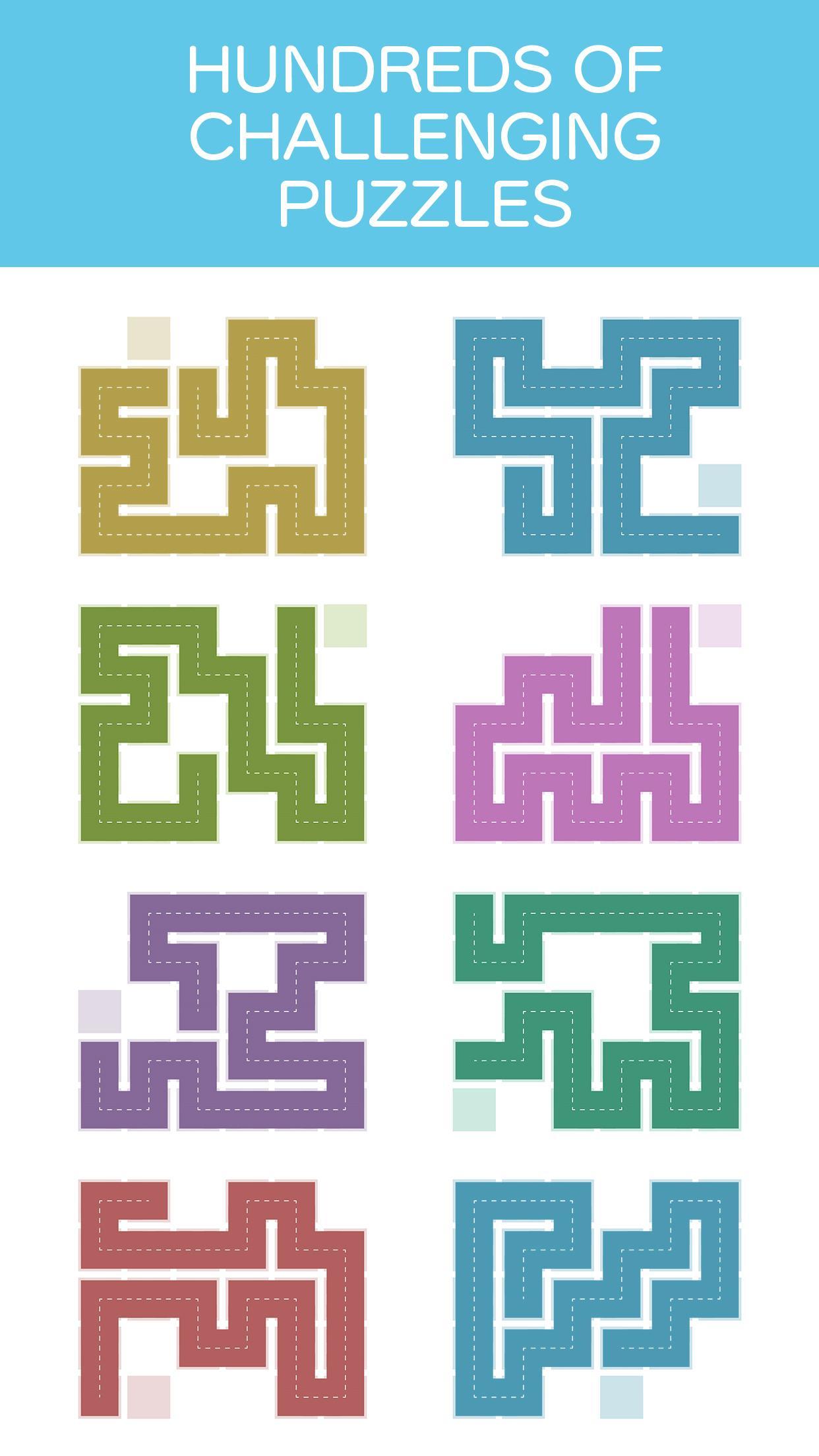Fill - one-line puzzle game Game Screenshot