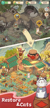 Dream Xanadu: Cats Blast Saga Game Screenshot