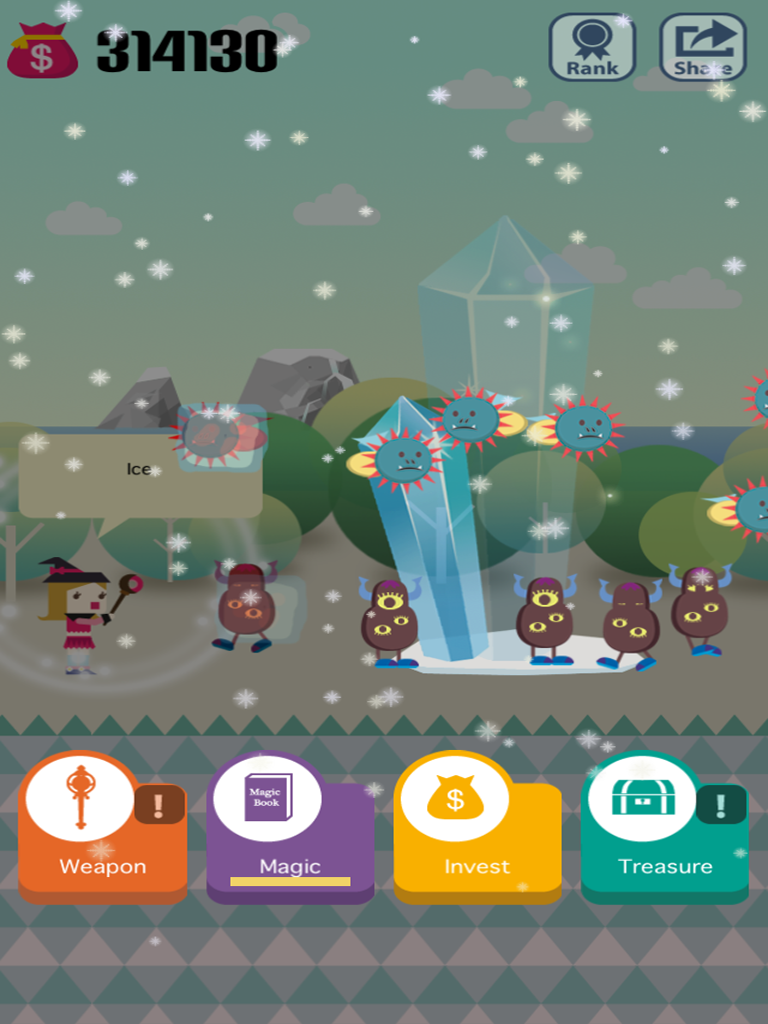 Pocket Wizard : Magic Fantasy! Game Screenshot