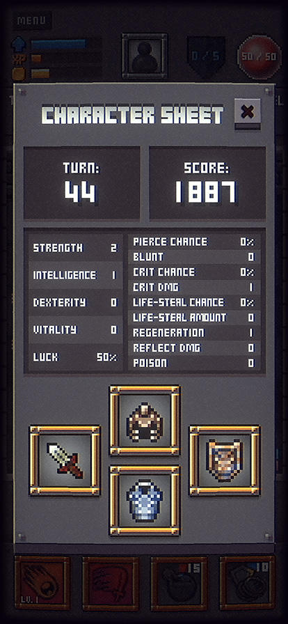 Dungeon Falan ゲームのスクリーンショット