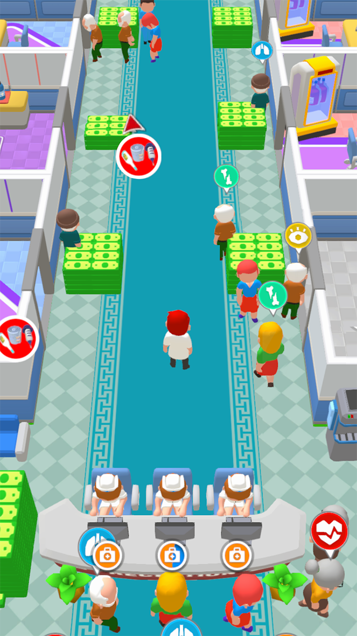 Screenshot 1 of Hospital Sim: divertido juego de doctor 0.1.5