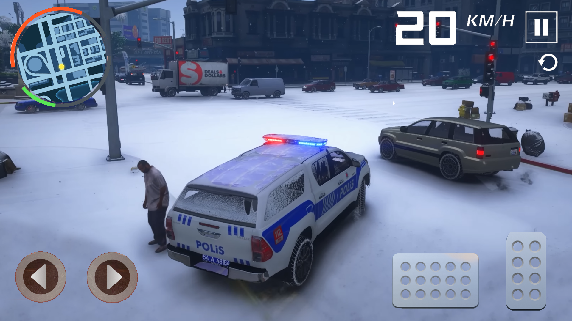 Snow Car Police Military Jobs 게임 스크린샷