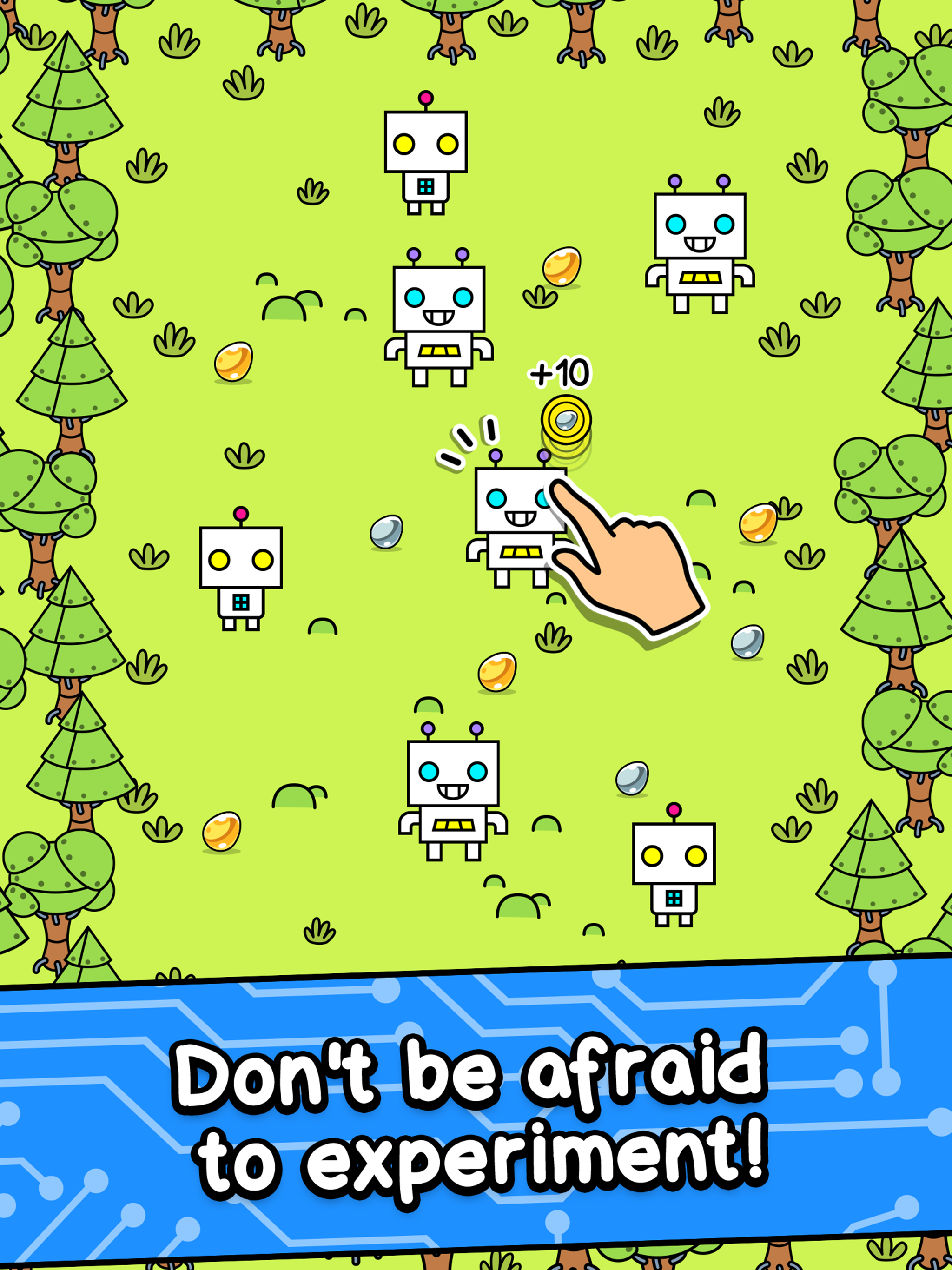 Robot Evolution - Clicker Game Game Screenshot