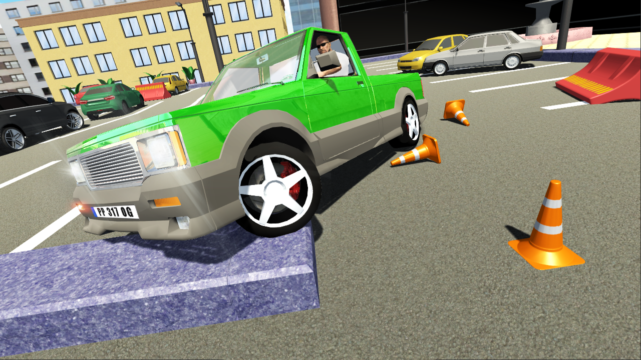 Captura de Tela do Jogo Off-Road Pickup Parking