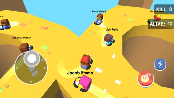 Bumper Kart.io: Crash and Bomb Game Screenshot