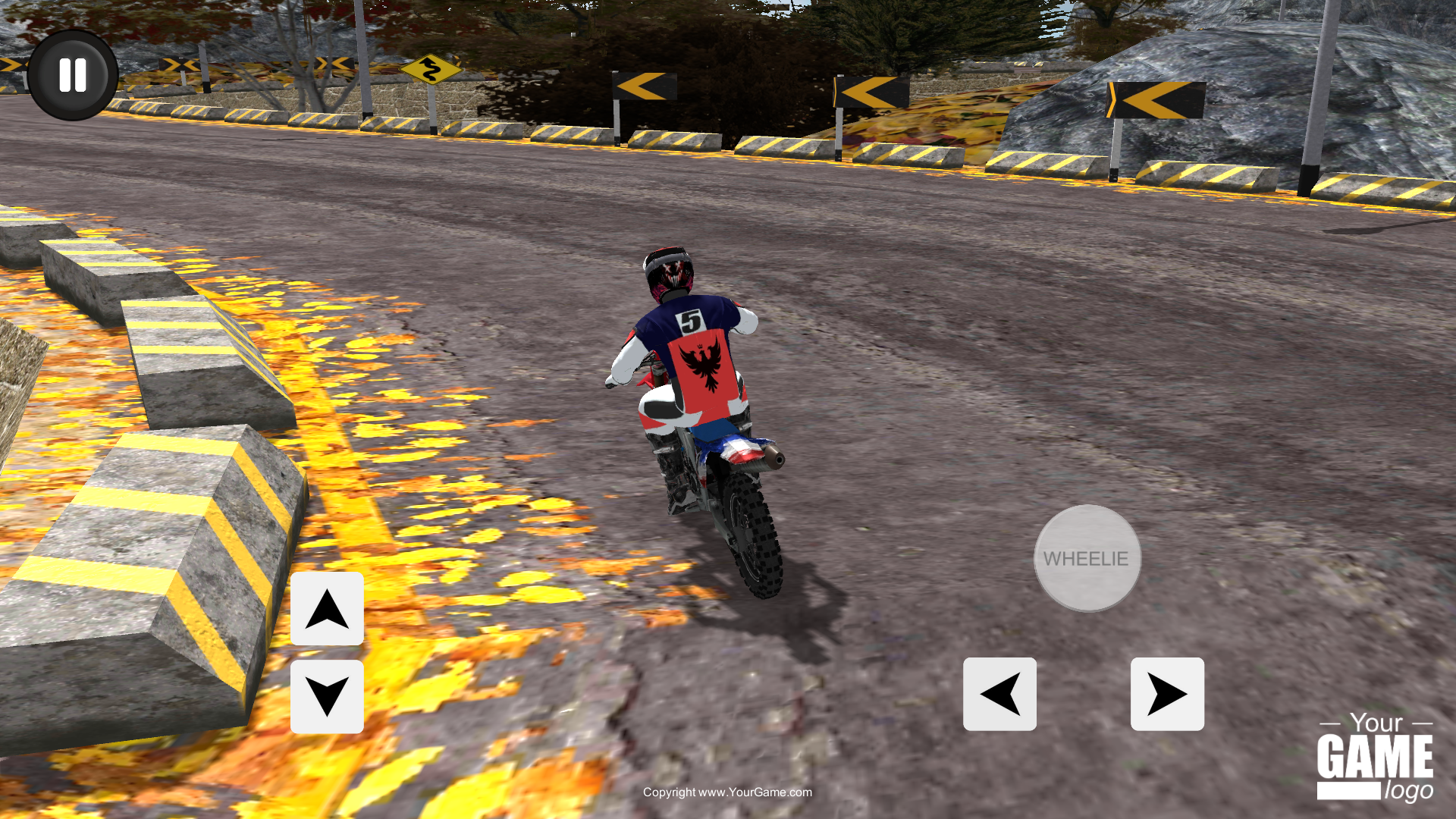 Motocross Racing Simulator Game Screenshot