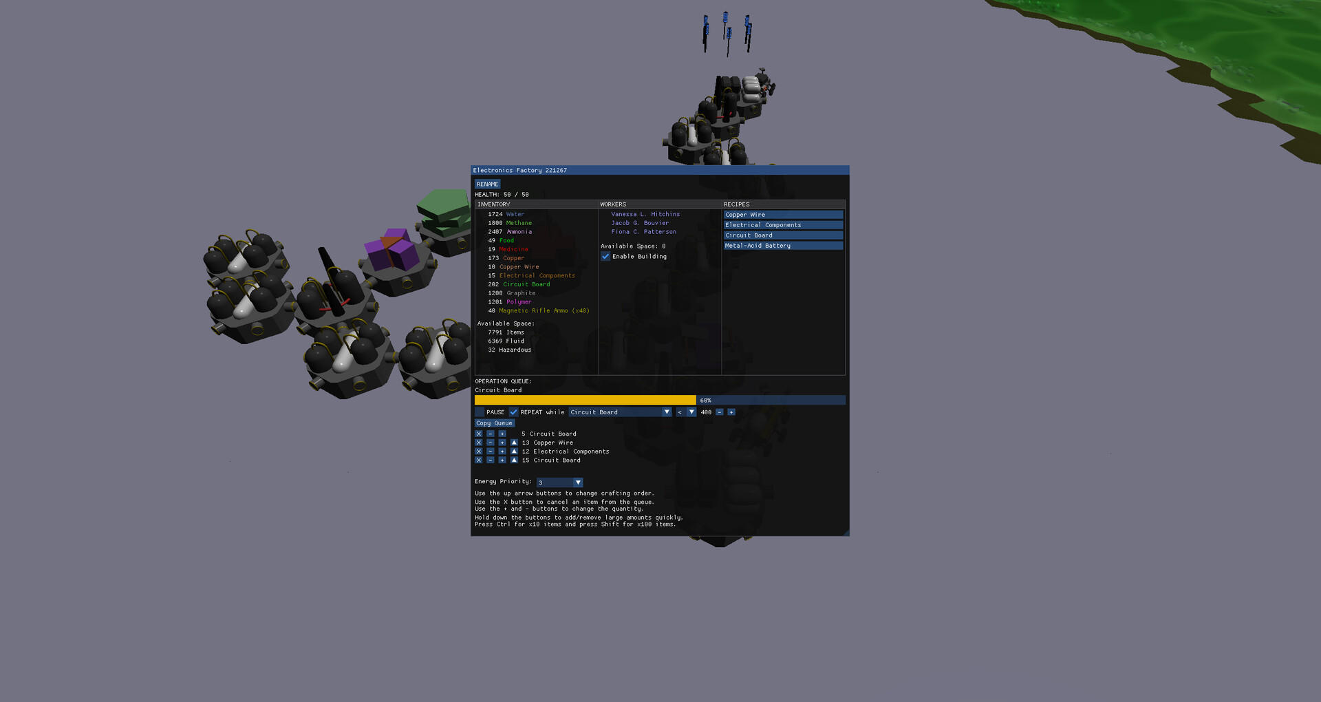 Screenshot of Hexbot Colony