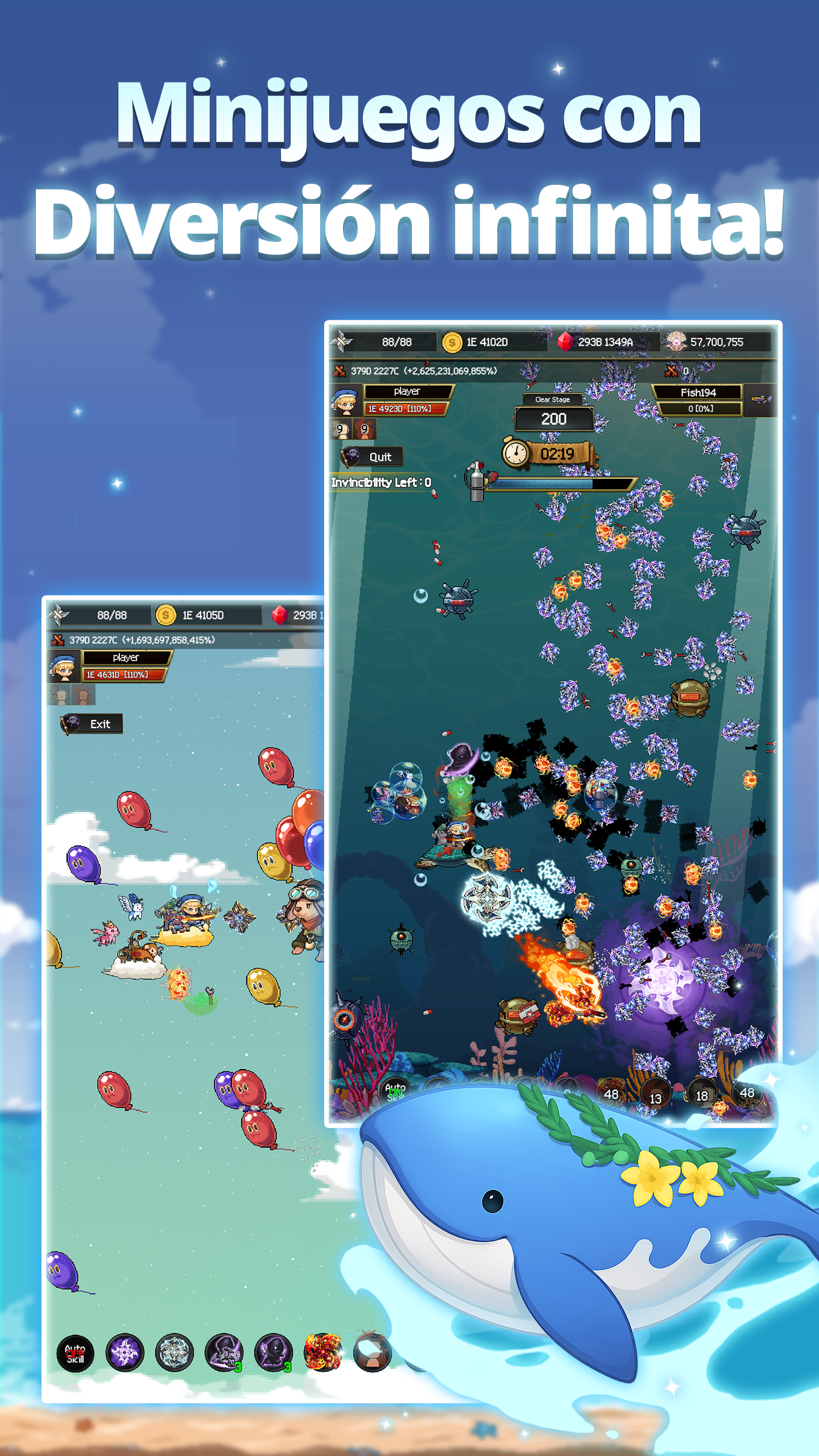 Captura de Pantalla del Juego Merge Ninja Star 2