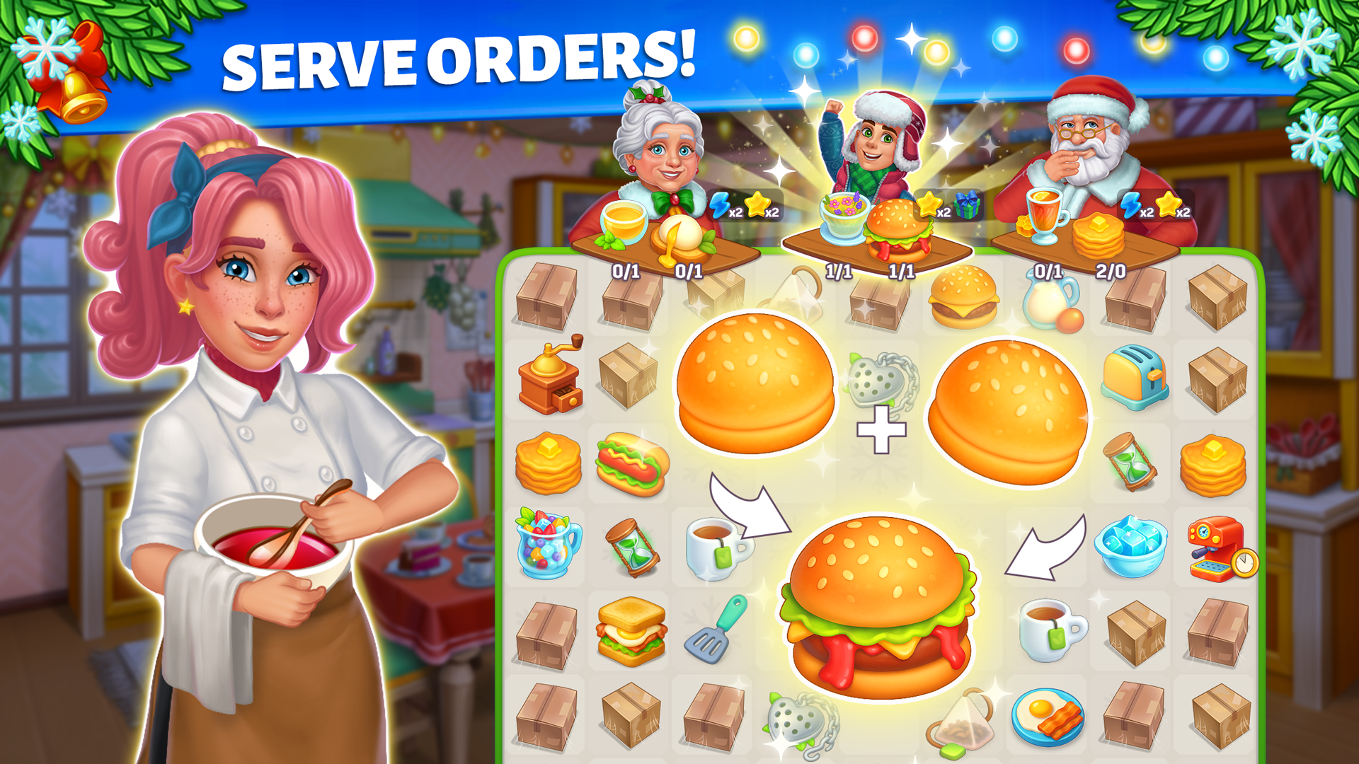 Snow Farm - Santa Family story Game Screenshot