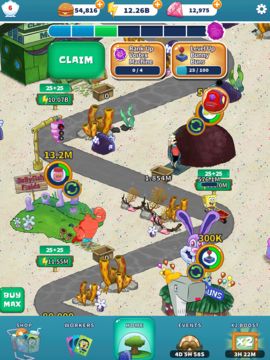 Cuplikan Layar Game SpongeBob’s Idle Adventures