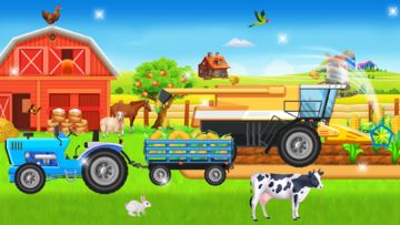 Farm Tractor Vehicles for Kids Game Screenshot