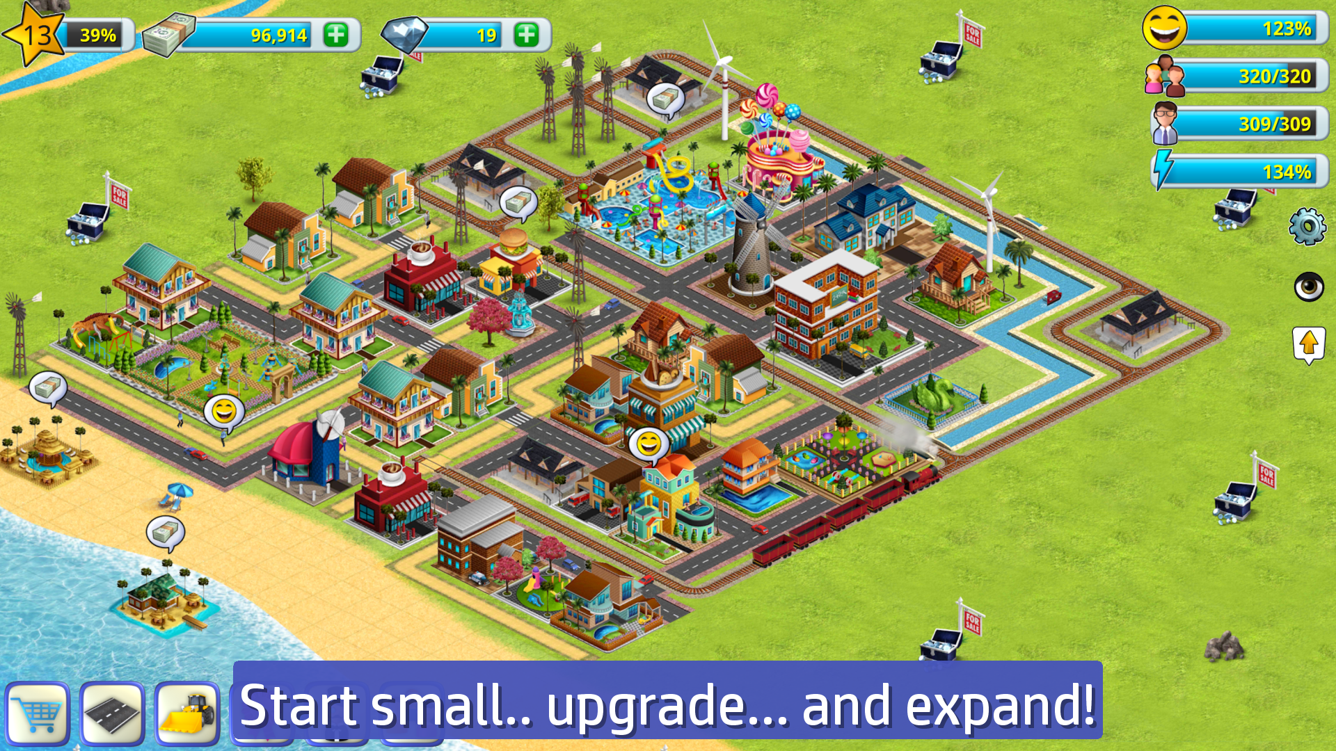 Build a Village - City Town Game Screenshot
