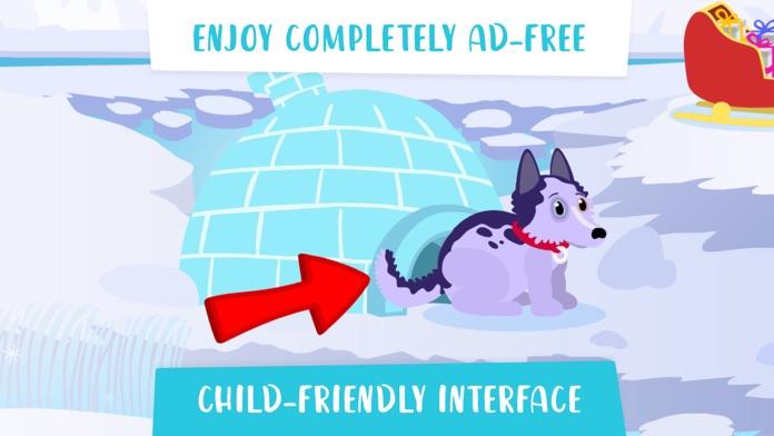 Ruffy the Husky: On Ice Game Screenshot