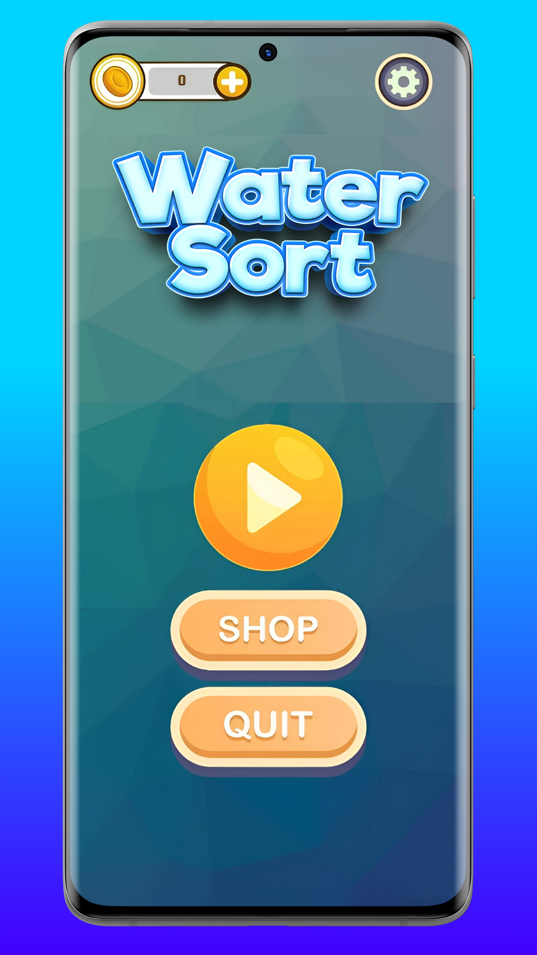 Water Sort ゲームのスクリーンショット