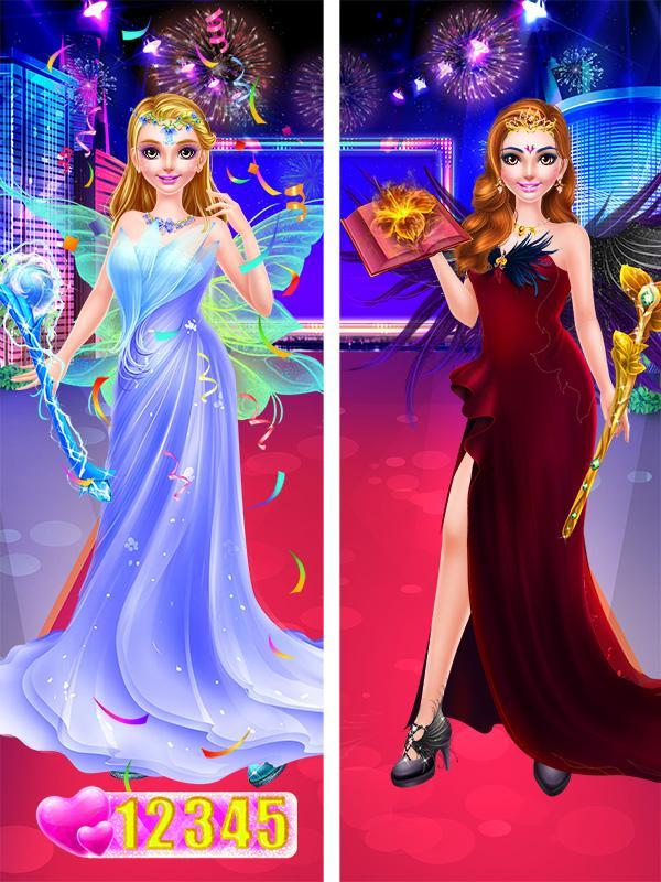Fairy Princess Dressup VS Witch Makeup 게임 스크린 샷