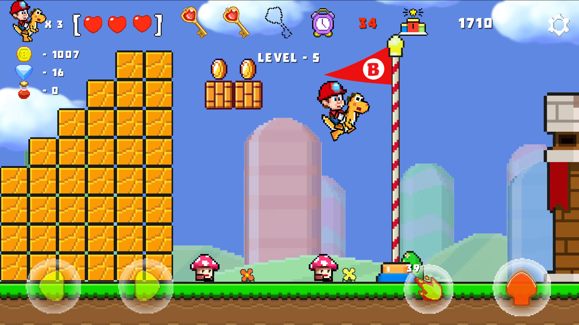 Screenshot of Super Jump Bros 1985 : Classic