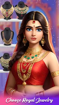 Indian Fashion Makeup Dress up Game Screenshot
