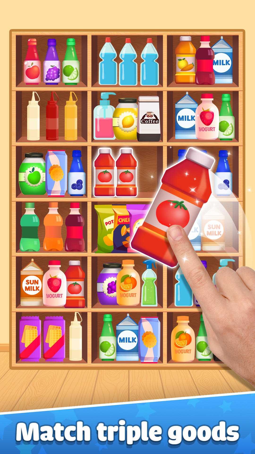 Goods Triple Sort: Sort puzzle ภาพหน้าจอเกม