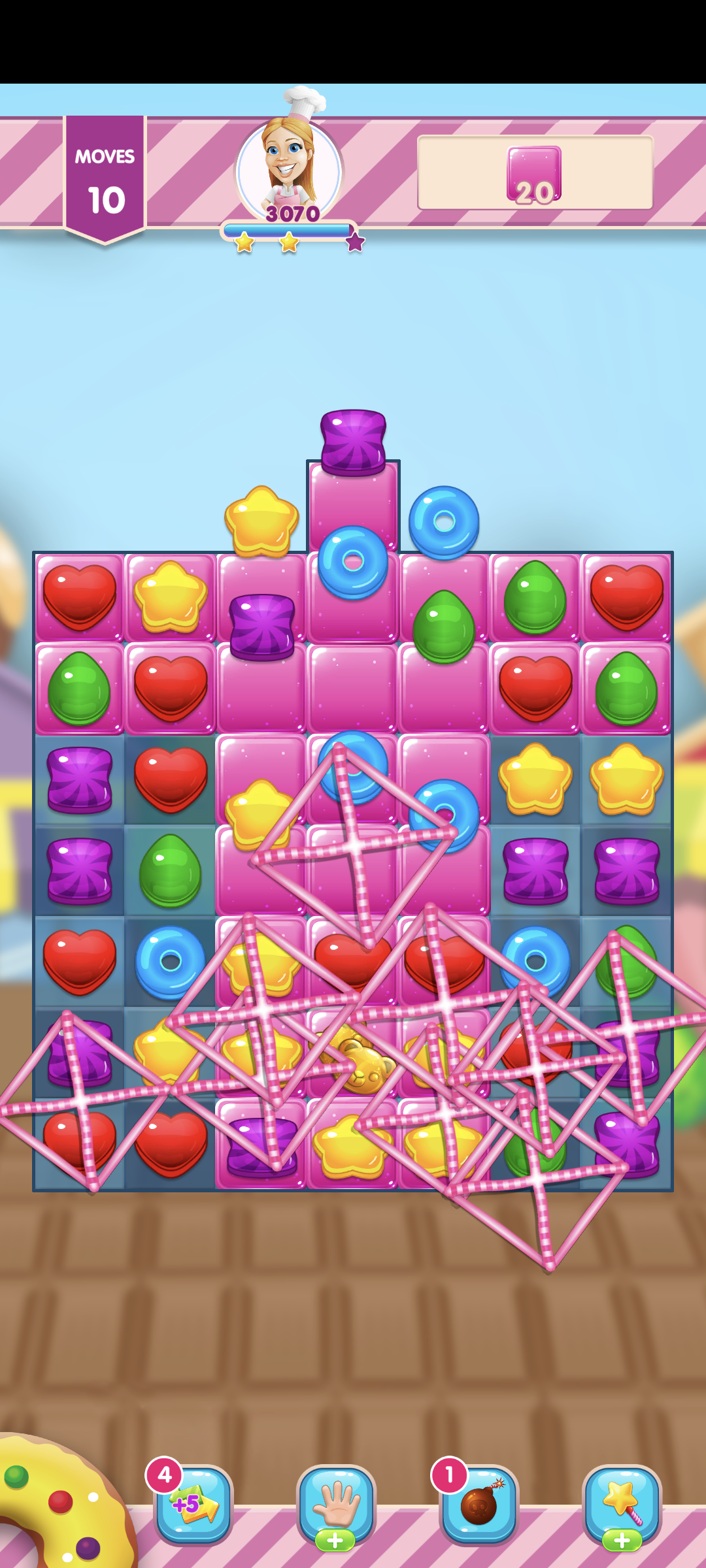 Cuplikan Layar Game candy sugar saga