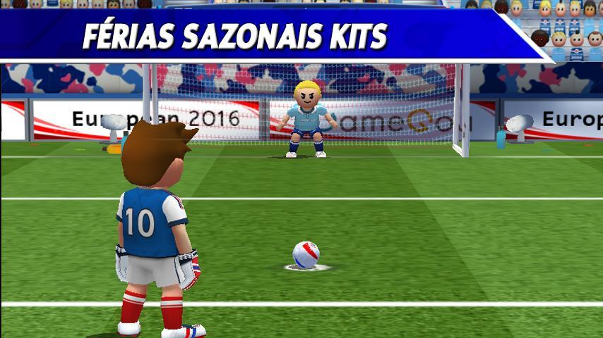 Captura de Tela do Jogo Perfect Kick - futebol