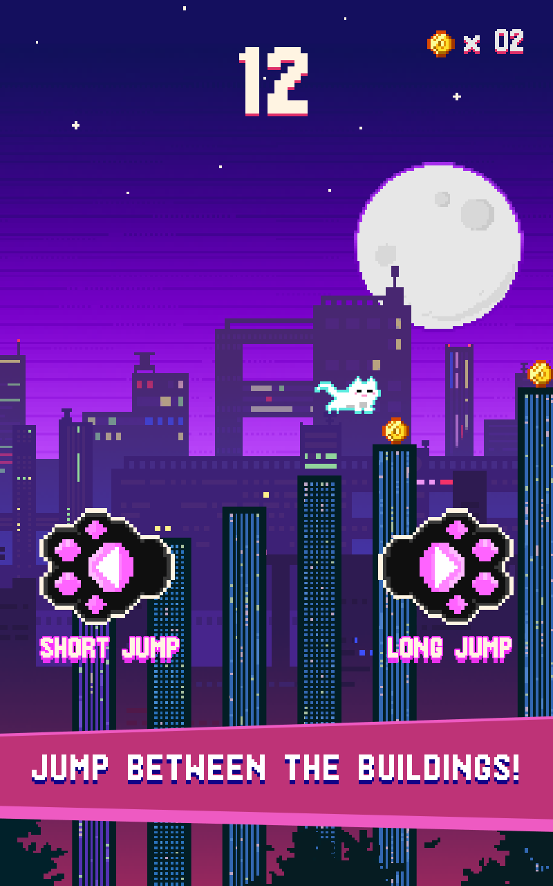 Cat City — Geometry Jump Game Screenshot