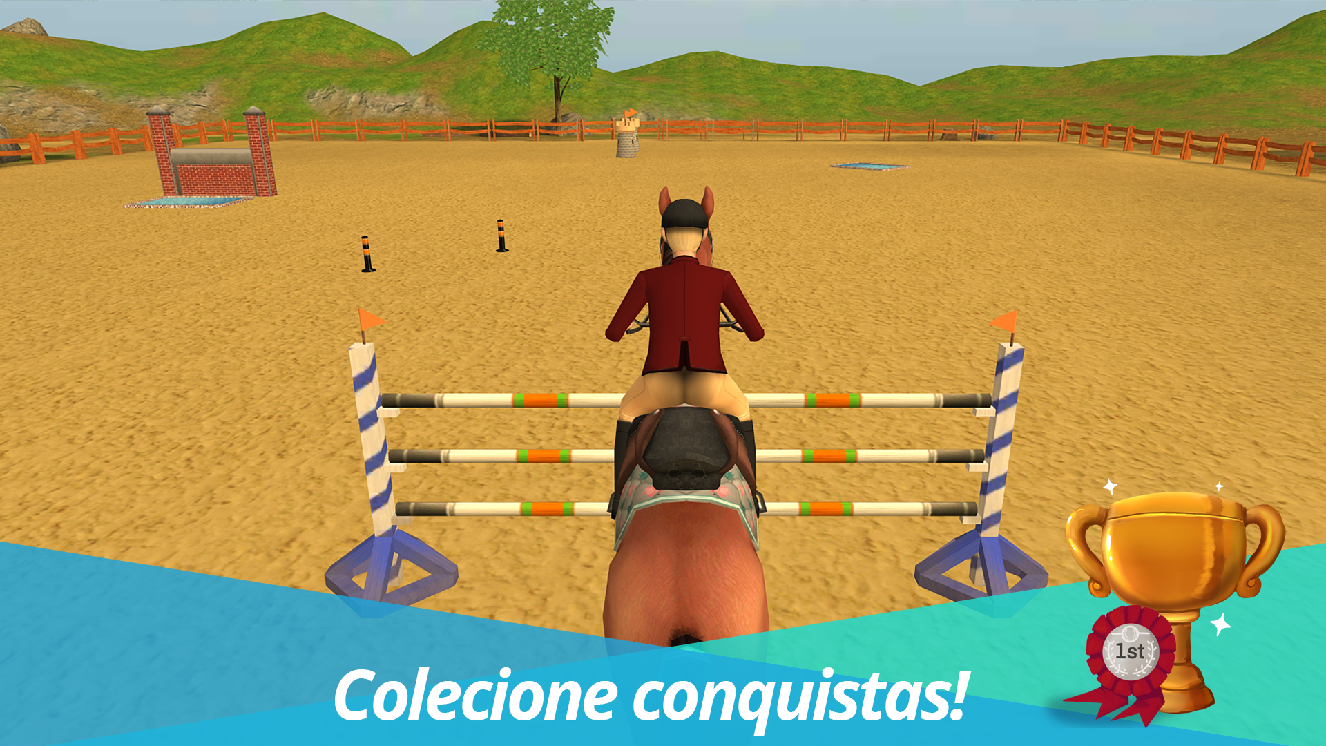 Captura de Tela do Jogo Horse World: Cavalo Bonito