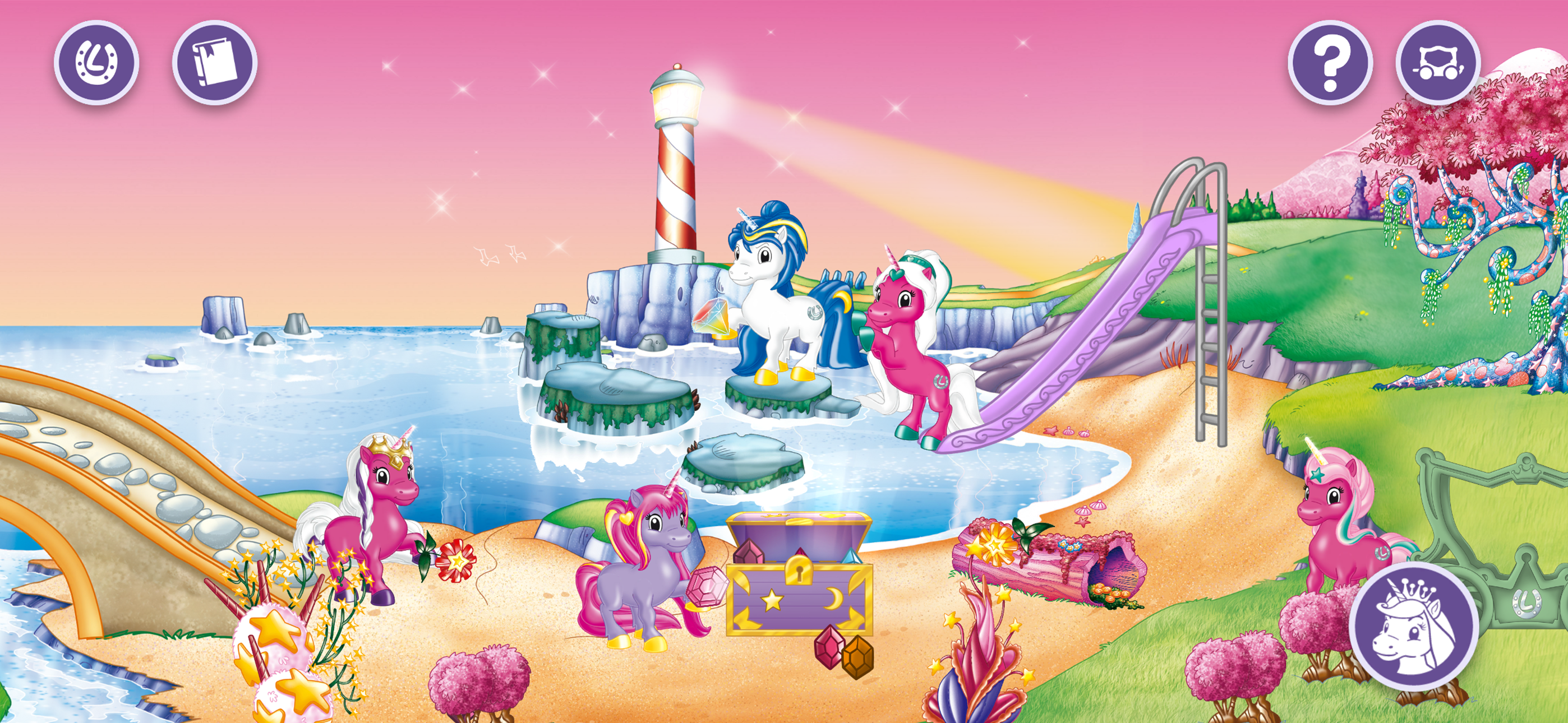 Captura de Tela do Jogo Lissy PONY Magical Adventures