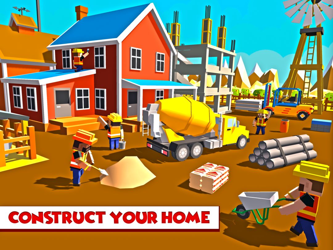 Tiny Farmer Family : Building Tycoon & Farming Sim 게임 스크린 샷