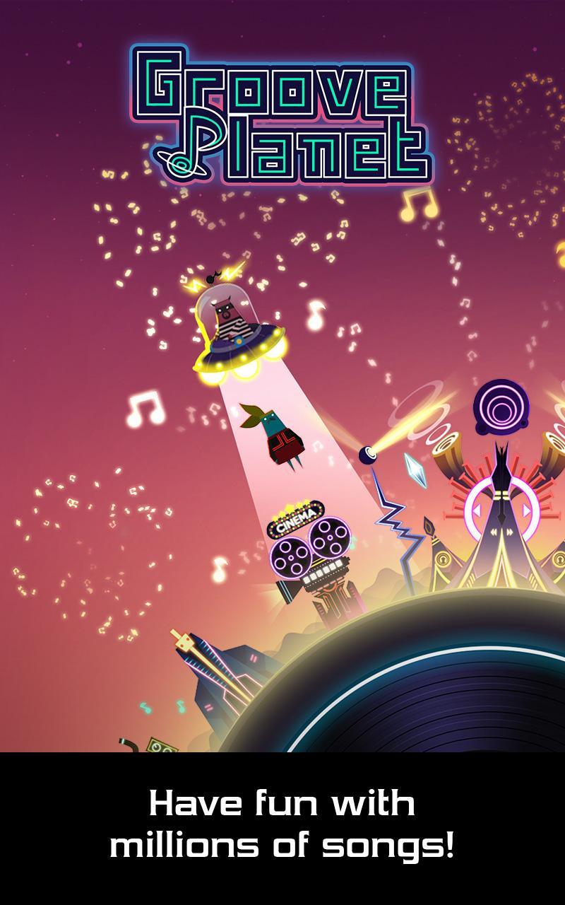 Groove Planet Beat Blaster MP3 Game Screenshot