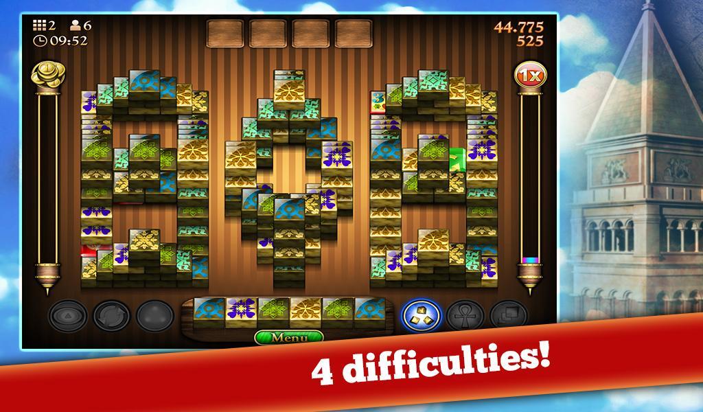 Mahjong Solitaire Mystery Game Game Screenshot
