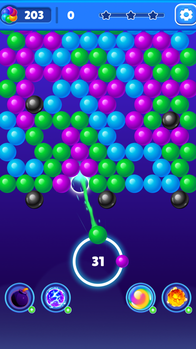 Bubble Rainbow: Pop & Explode Game Screenshot